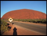 Digital photo titled ayers-rock-and-kangaroo-sign