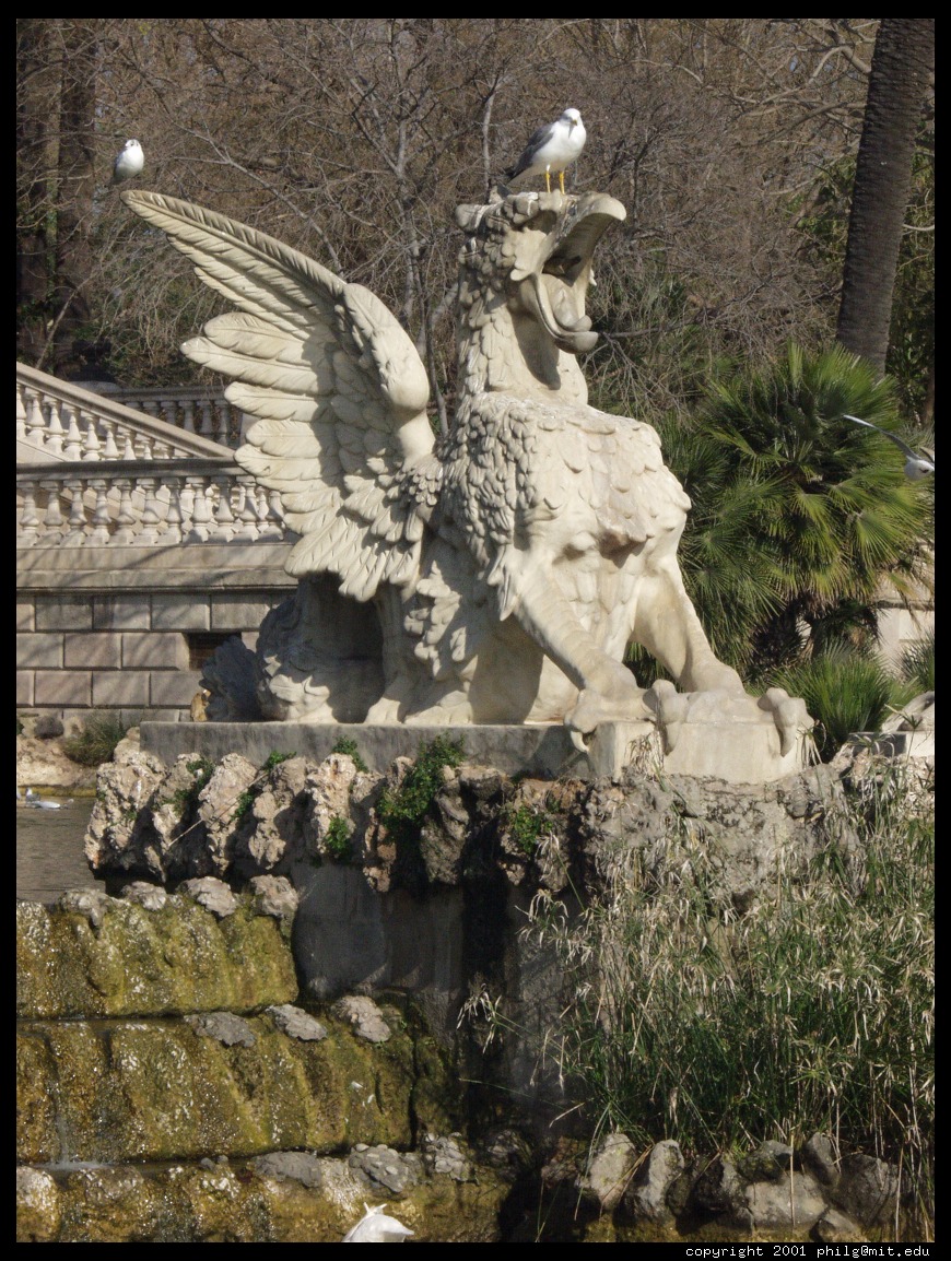 http://philip.greenspun.com/images/200102-e10-barcelona/parc-de-la-cuitadella-gargoyle-and-seagull.half.jpg