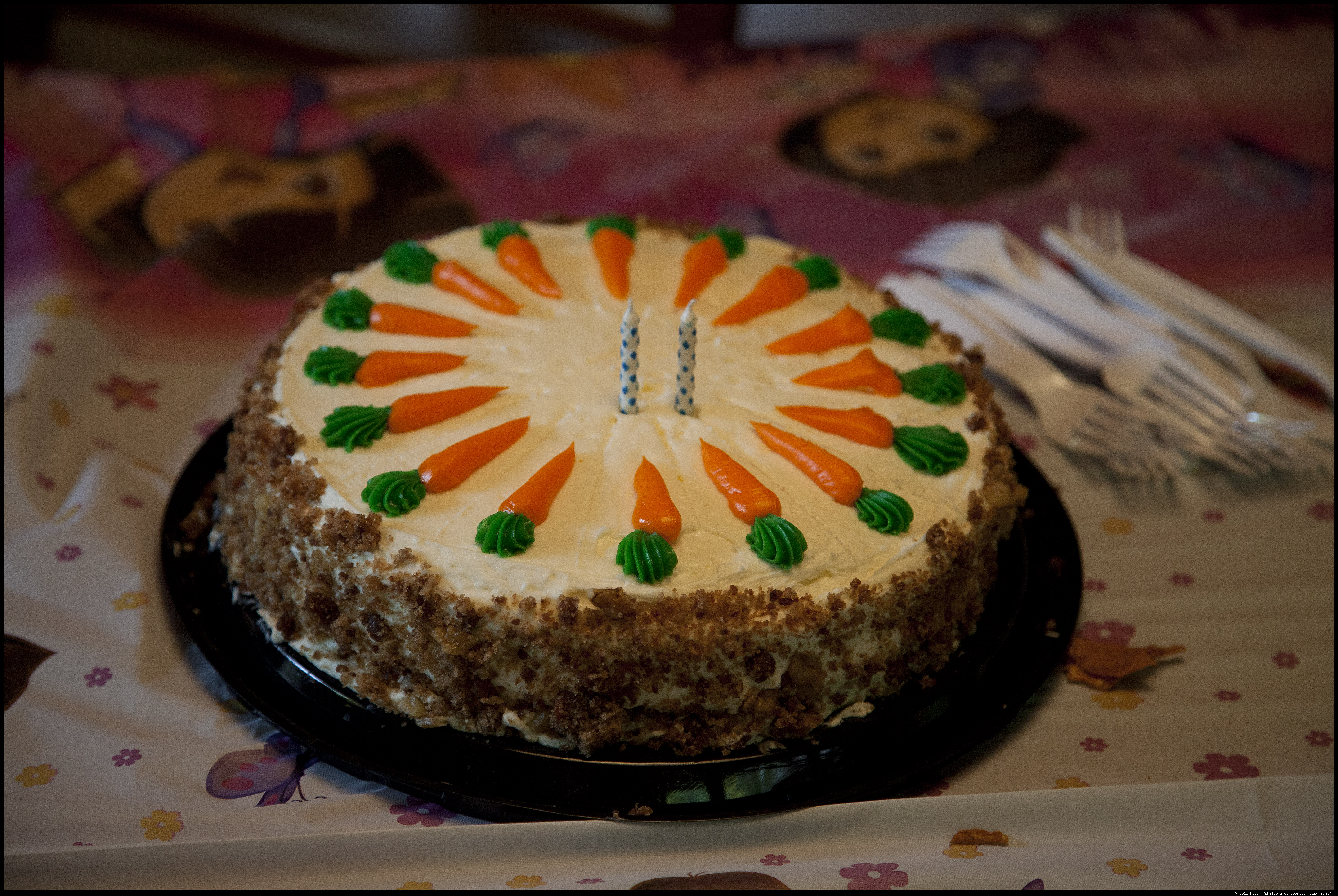 birthday carrot cake
