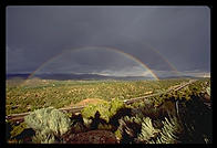 Rainbow from the Santa Fe Opera House.