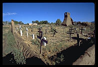 Cemetery.  Taos Pueblo, New Mexico.