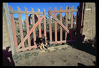Cemetery Gate.  Taos Pueblo, New Mexico.