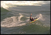 Surfer.  Santa Cruz, California