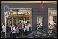 McDonalds. Prague