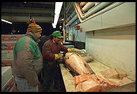 The Saw.  Fulton Fish Market.  Manhattan 1994 (pre burning).