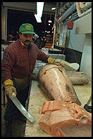 The Saw.  Fulton Fish Market.  Manhattan 1994 (pre burning).