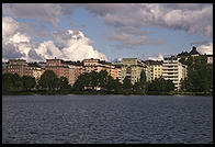 View from the steamboat Prins Carl Philip in Stockholm's harbor
