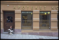 Drugstore in Gamla Stan in central Stockholm