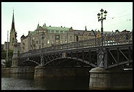 Bridge to Djurgarden, next to Vasamuseet.  Stockholm, Sweden