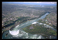 Niagara Falls, aerial view.