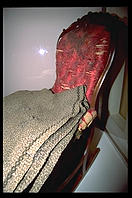 Chair in which Lincoln was assassinated.  Henry Ford Museum.