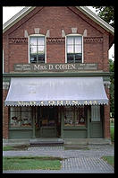 Mrs. Cohen's shop.  Greenfield Village (at Michigan's Henry Ford Museum).