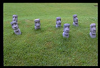 Easter Island.  Tivoli Miniature World.  Niagara Falls, Canadian Side.