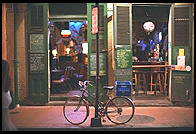 Bike.  French Quarter.  New Orleans, Louisiana. 