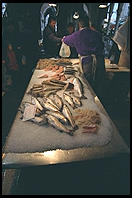 Fish for sale in Venice's Rialto Markets