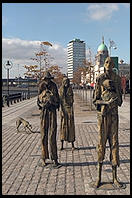 Famine Monument.  Dublin, Ireland.