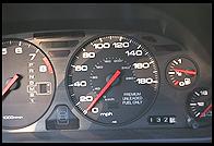 Speedometer.  Acura NSX.