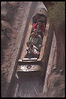 The Flume. Disneyland.  Los Angeles, California.