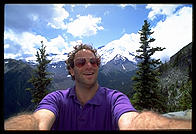 Self-portrait.  Mt. Rainier National Park (Washington State)