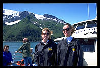 Girls working on the Kenai Explorer cruise ship that takes tourists around Kenai Fjords National Park