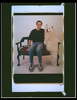 Philip and Alex.  April 15, 1997.  A copy of Elsa Dorfman's original 20x24 Polaroid.