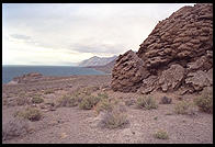 Pyramid Lake, NE of Reno, Nevada.  On the Paiute Indian Reservation.