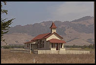 Just below the Hearst Castle.  California coast.