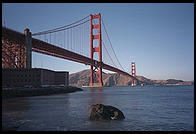 Golden Gate Bridge, from below