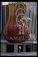 Binion's Horseshoe.  Downtown Las Vegas (Fremont Street).  The owner of Binion's, Ted Binion, was murdered on September 17, 1998 by Sandy Murphy, Binion's 27-year-old girlfriend and former topless dancer, and her lover, Rick Tabish