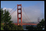 Golden Gate Bridge.  San Francisco, California.