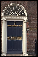 Georgian Door.  Dublin, Ireland.