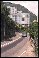 Highway on south side of Hong Kong Island