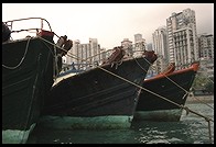 Aberdeen Harbor.  Hong Kong