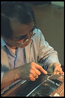 Jewelry factory worker.  Hong Kong