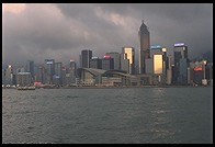 Victoria Harbor.  Hong Kong