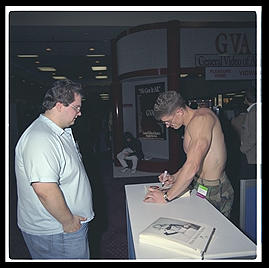 Autograph.  Consumer Electronics Show.  Las Vegas, Nevada.  1991