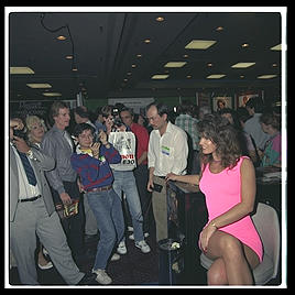 Photographers.  Consumer Electronics Show.  Las Vegas, Nevada.  1991