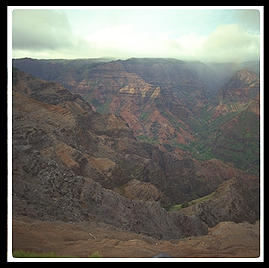 Waimea Canyon.  Kauai.  Hawaii