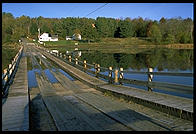 Floating Bridge.  Brookfield, Vermont