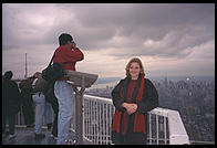 Eve on top of the World Trade Center Observation Deck
