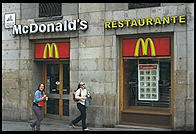 McDonalds. Madrid, Spain