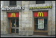 McDonalds. Madrid, Spain