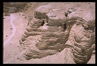 Cave in Qumran where the Dead Sea Scrolls were found
