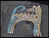 Digital photo titled sidewalk-mosaic