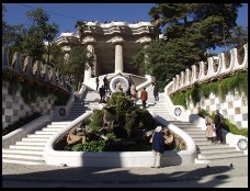 Digital photo titled parc-guell-entrance