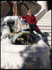 Digital photo titled parc-guell-eve-and-dragon