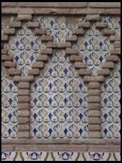 Digital photo titled poble-espanyol-moorish-tiles