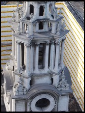 Digital photo titled wrapped-building-and-st-pauls-fragment-tight