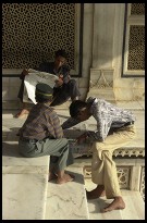 Digital photo titled jami-masjid-tomb-people-on-steps