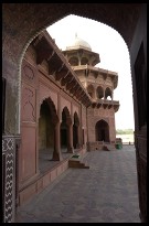Digital photo titled mosque-at-taj-mahal-through-arch